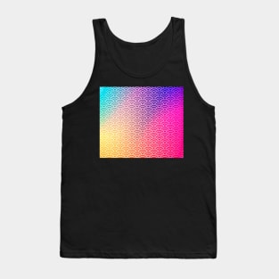 Fun colorful rainbow art deco pattern Tank Top